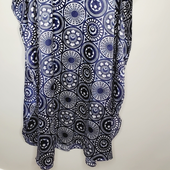 Sante Classics Oversized Maxi Caftan One Size L-1X Satiny Flowy Loungewear - Picture 4 of 10